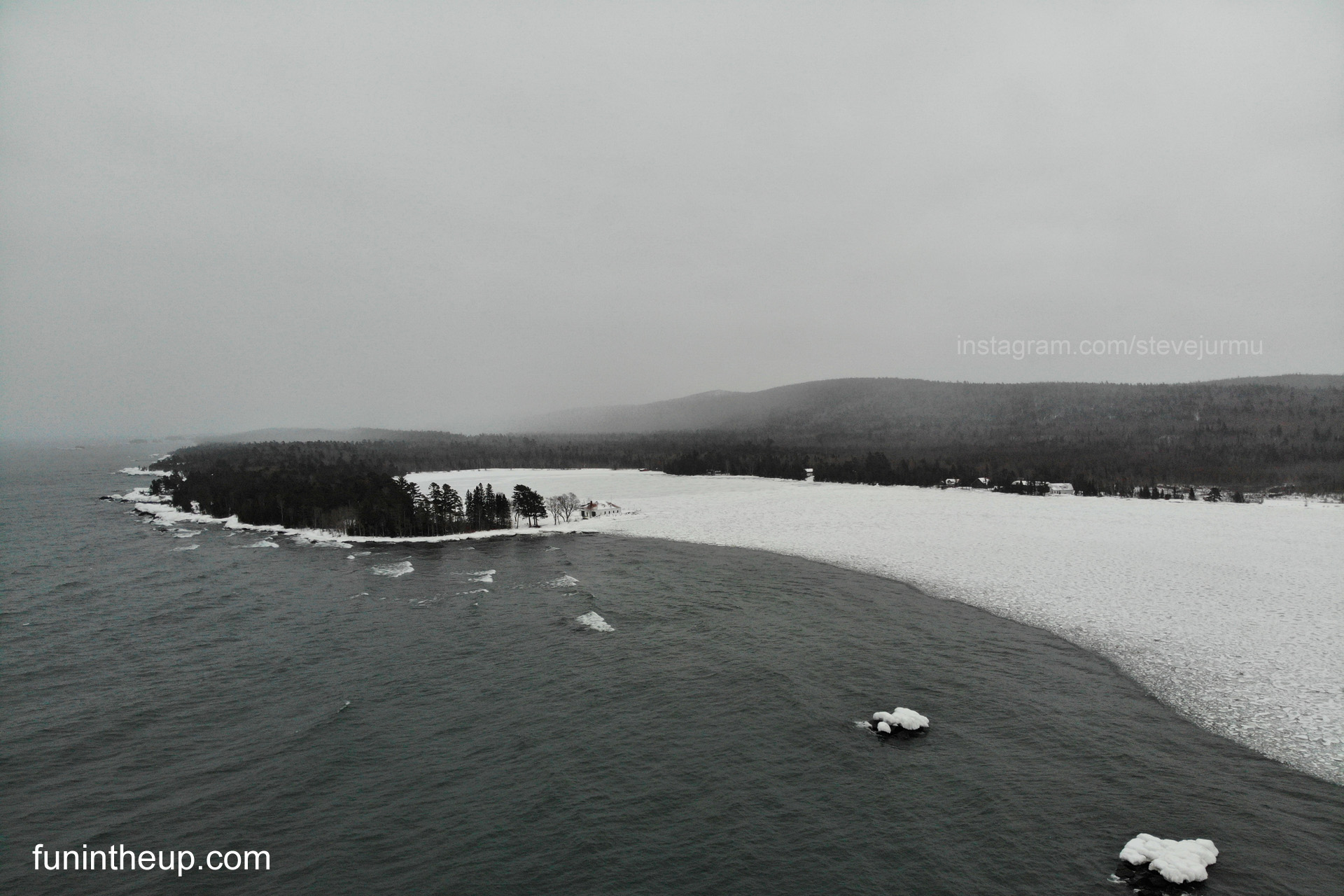 Eagle Harbor, MI - winter ice - Jan 11th, 2020