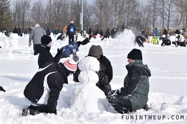 Michigan Tech may have set world record for snowmen built in an hour