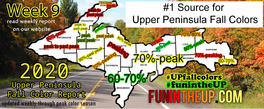 Upper Peninsula Fall Colors, Michigan 2020